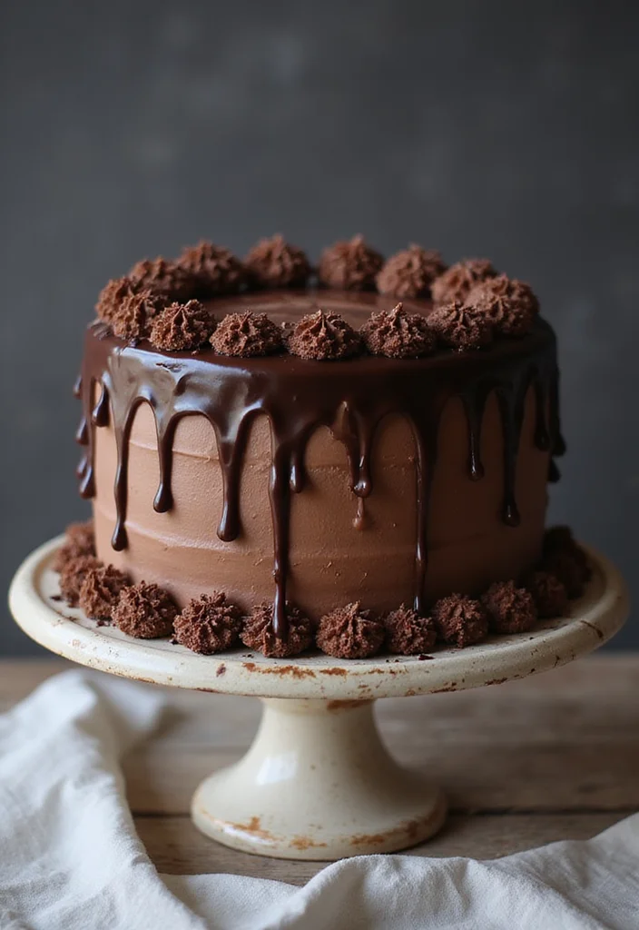 10 Incredible Retirement Cake Ideas That'll Steal the Show at Your Celebration! - 6. Classic Chocolate Cake