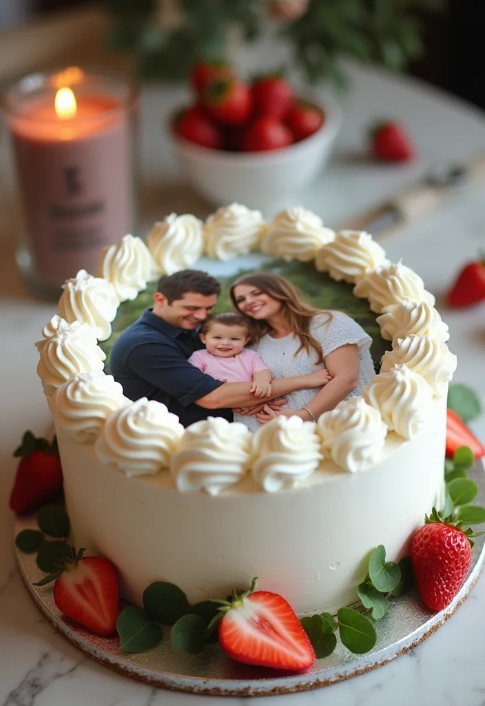 10 Incredible Retirement Cake Ideas That'll Steal the Show at Your Celebration! - 7. The Personalized Photo Cake