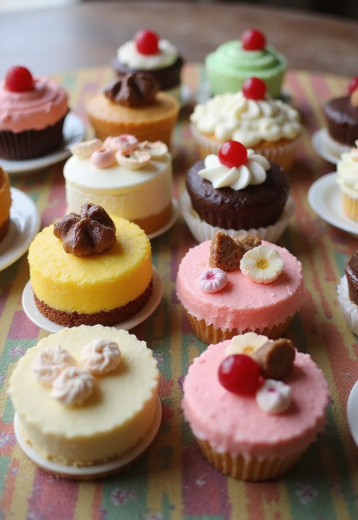 10 Incredible Retirement Cake Ideas That'll Steal the Show at Your Celebration! - 9. Mini Cakes for Guests