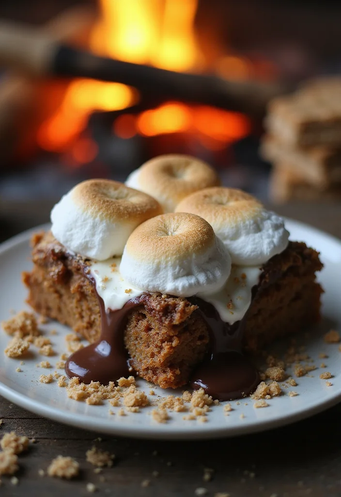 10 Irresistible Texas Dump Cake Recipes You Can Whip Up in No Time! - 6. S'mores Dump Cake