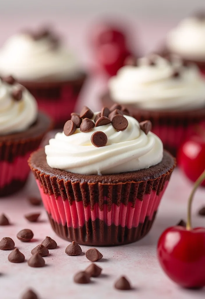 11 Decadent Chocolate Cake Cups Ideas That Will Satisfy Your Sweet Tooth Instantly! - 10. Cherry Chocolate Cups