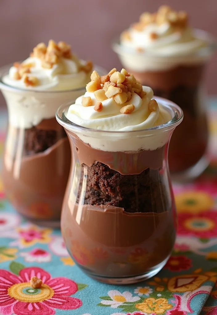 11 Decadent Chocolate Cake Cups Ideas That Will Satisfy Your Sweet Tooth Instantly! - 2. Chocolate Hazelnut Crunch Cups