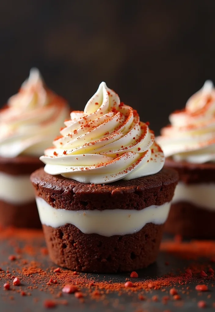 11 Decadent Chocolate Cake Cups Ideas That Will Satisfy Your Sweet Tooth Instantly! - 7. Spicy Chocolate Chilli Cups