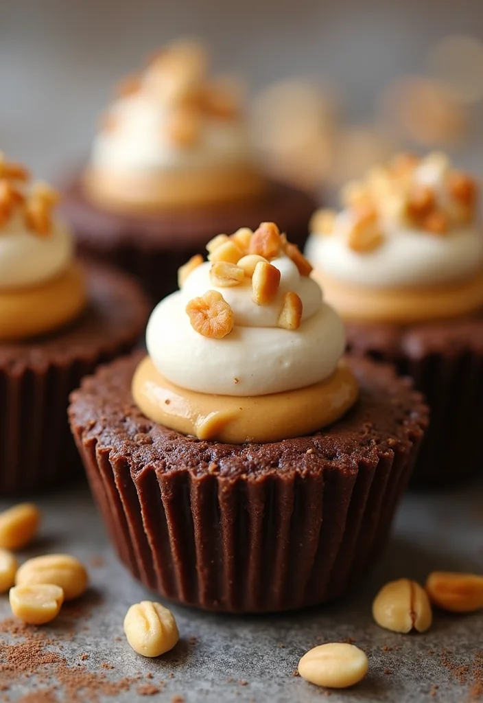 11 Decadent Chocolate Cake Cups Ideas That Will Satisfy Your Sweet Tooth Instantly! - 9. Peanut Butter Chocolate Cups
