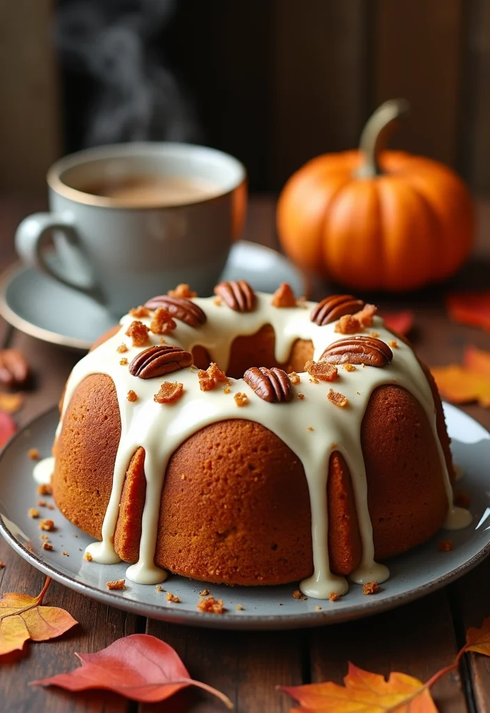 11 Seasonal Tulband Cake Recepten That Embrace the Flavors of Fall (You Won't Believe #2!) - 1. Pumpkin Spice Tulband Cake