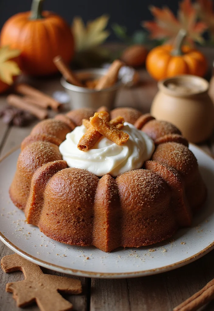 11 Seasonal Tulband Cake Recepten That Embrace the Flavors of Fall (You Won't Believe #2!) - 11. Gingerbread Tulband Cake