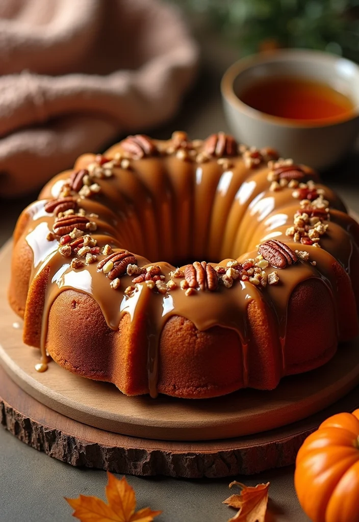 11 Seasonal Tulband Cake Recepten That Embrace the Flavors of Fall (You Won't Believe #2!) - 3. Maple Pecan Tulband Cake