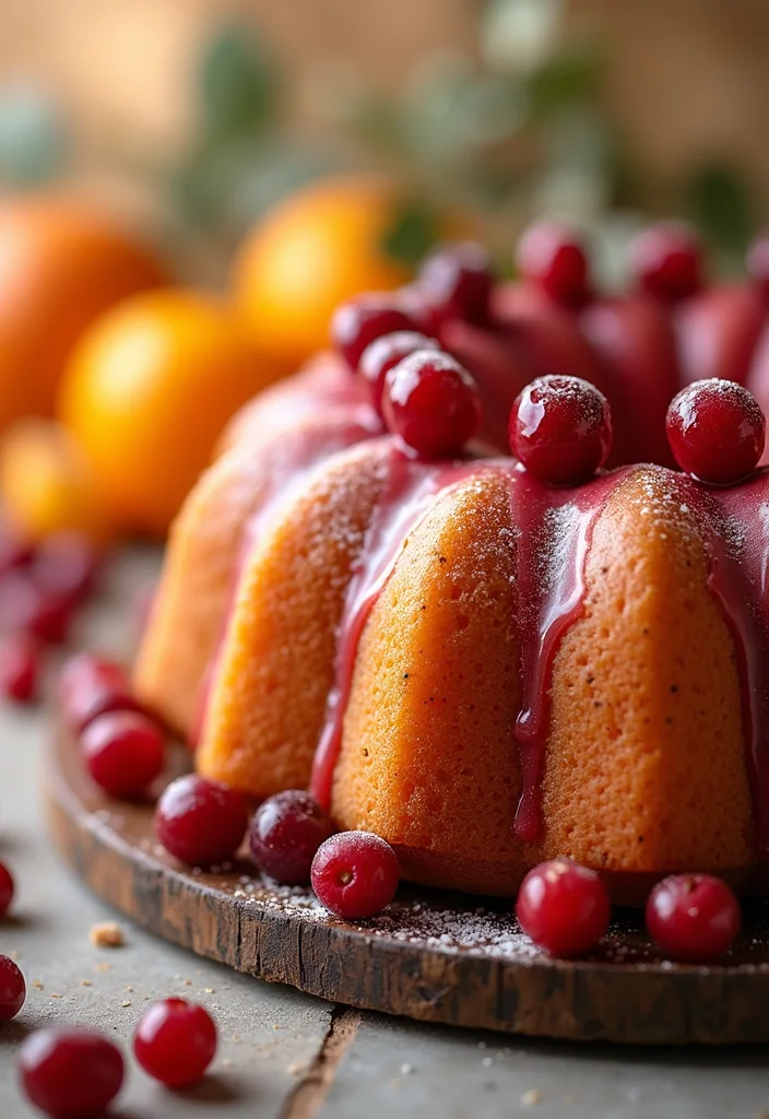 11 Seasonal Tulband Cake Recepten That Embrace the Flavors of Fall (You Won't Believe #2!) - 4. Cranberry Orange Tulband Cake