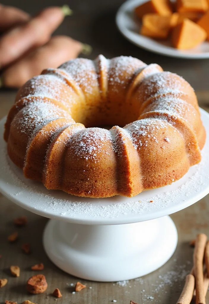 11 Seasonal Tulband Cake Recepten That Embrace the Flavors of Fall (You Won't Believe #2!) - 7. Sweet Potato Tulband Cake