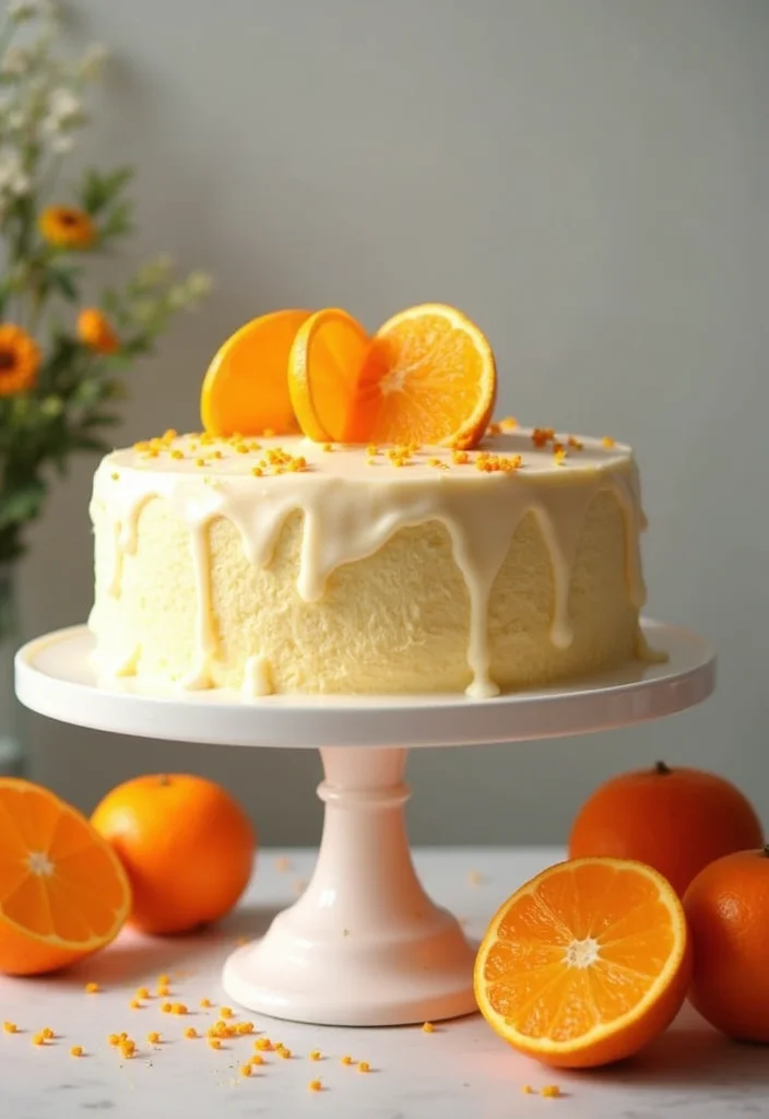 12 Easy Cake Recipes for Celebrations That Are So Simple, Everyone Will Love Them! - 11. Orange Chiffon Cake