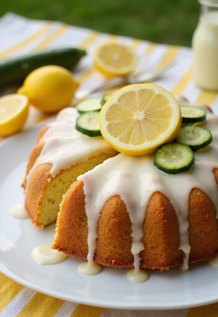 12 Easy Cake Recipes for Celebrations That Are So Simple, Everyone Will Love Them! - 3. Lemon Zucchini Cake