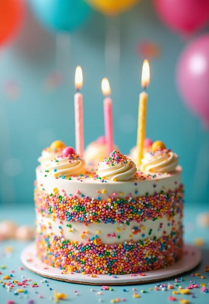 12 Easy Cake Recipes for Celebrations That Are So Simple, Everyone Will Love Them! - 4. Funfetti Cake