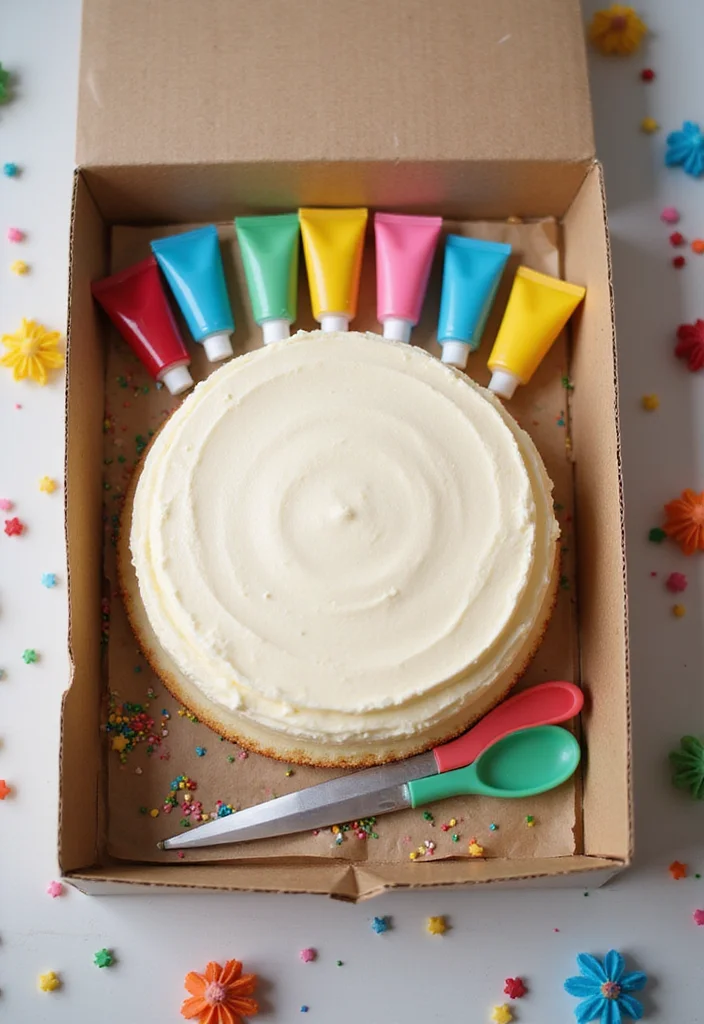 12 Personalized Cake Gift Box Ideas That Show You Care (Your Friends Will Adore #4!) - 3. DIY Cake Decorating Kit