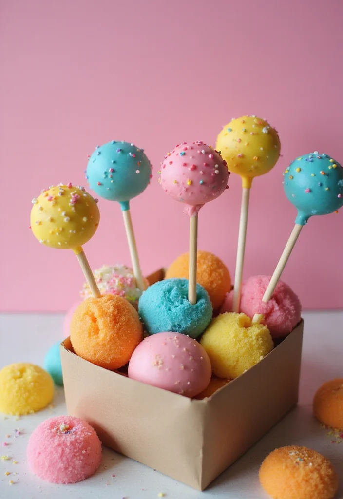 12 Personalized Cake Gift Box Ideas That Show You Care (Your Friends Will Adore #4!) - 8. Cake Pop Gift Box