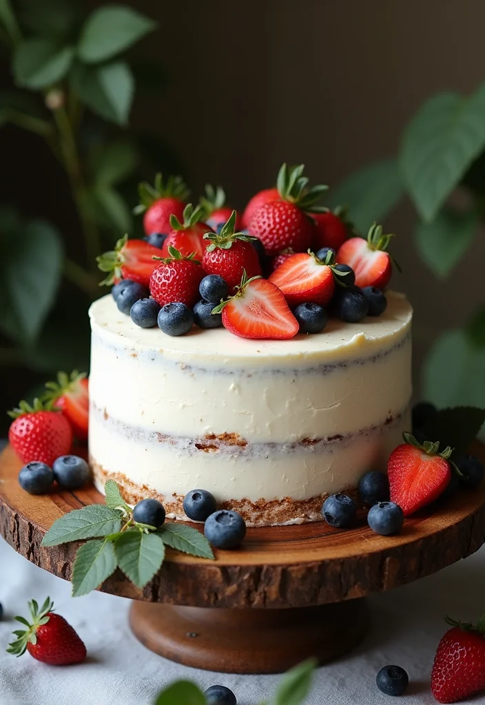 12 Stunning Cream Cake Designs That Will Wow Your Guests (You Won't Believe #5!) - 4. Naked Cream Cake
