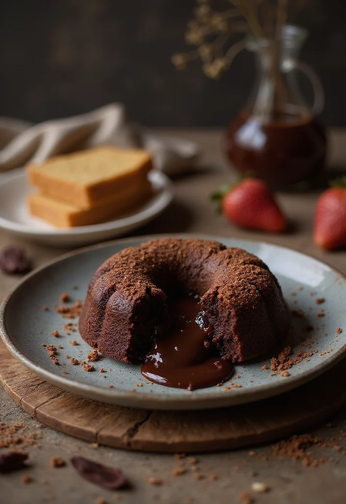 13 Delicious Blue Birthday Cakes for Men with Chocolatey Goodness (Get Ready for #6!) - 11. Blue Chocolate Lava Cake