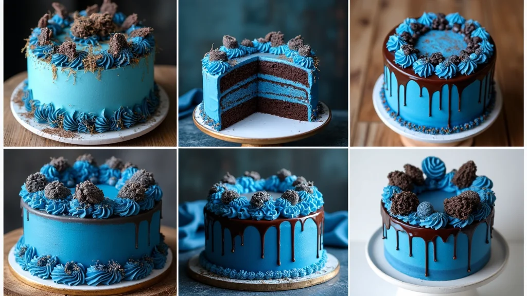 13 Delicious Blue Birthday Cakes for Men with Chocolatey Goodness (Get Ready for #6!)