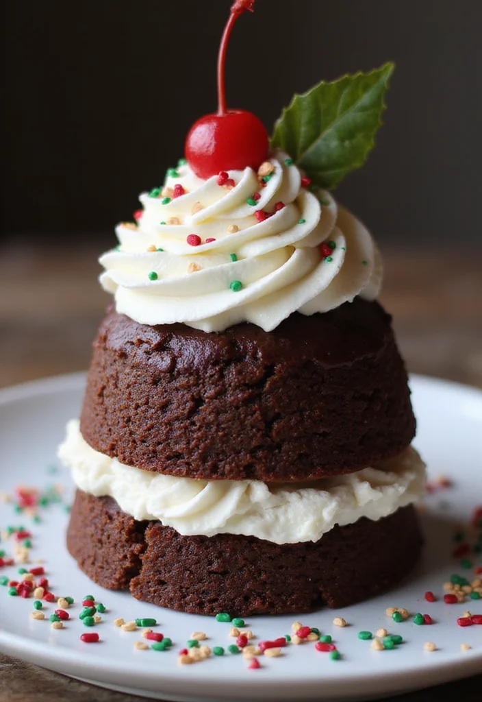 13 Fun and Simple Christmas Cake Recipes to Bake with Kids! - 12. Christmas Pudding Cake