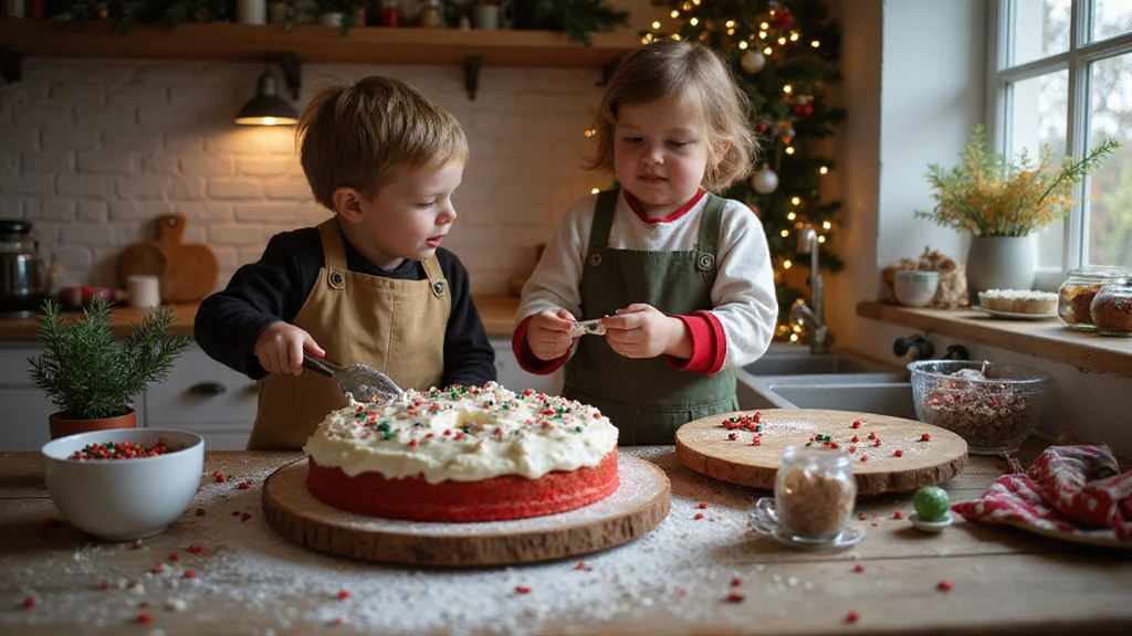13 Fun and Simple Christmas Cake Recipes to Bake with Kids!