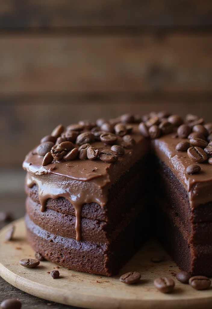 13 Stunning Men's Birthday Cakes That'll Steal the Show! - 1. Chocolate Coffee Cake