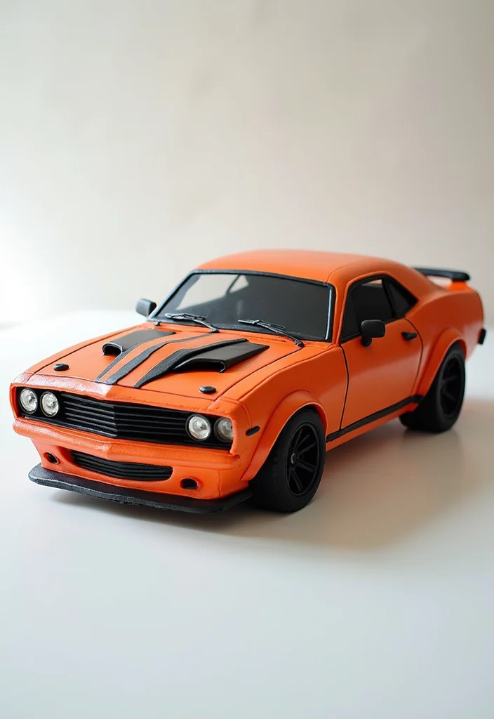 13 Stunning Men's Birthday Cakes That'll Steal the Show! - 9. Muscle Car Cake