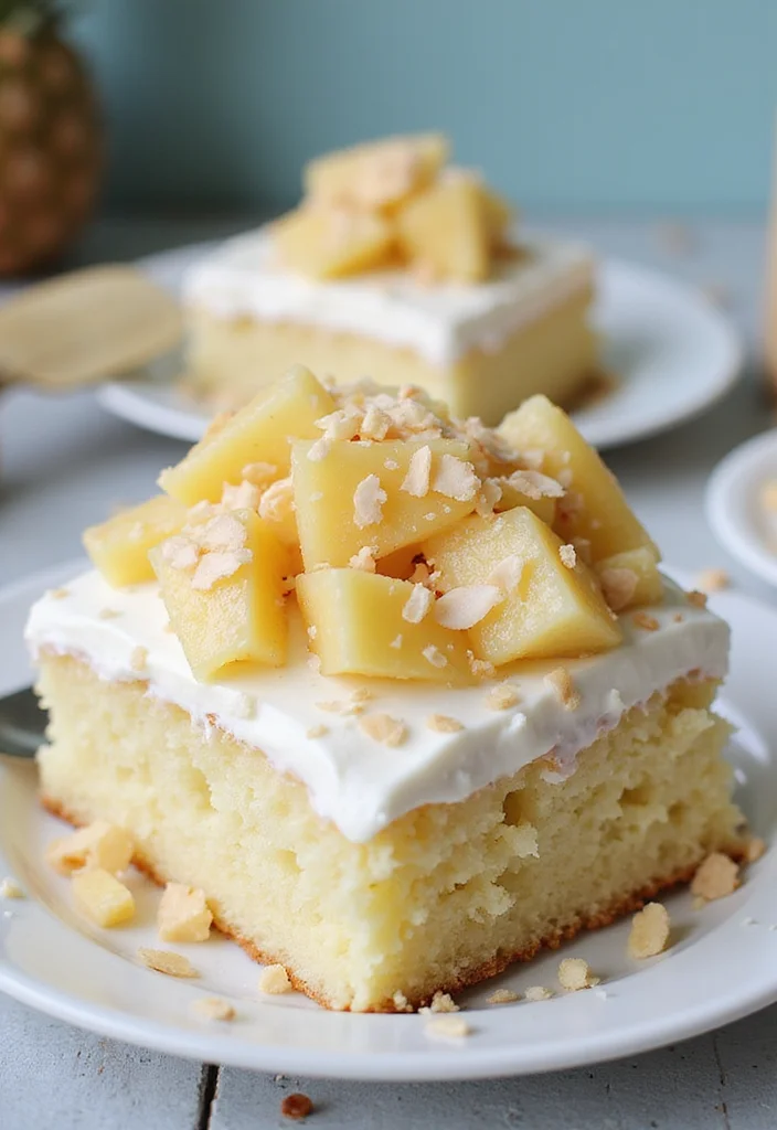 14 Custom Dog Lover Cake Ideas That Are Tailor-Made for Your Furry Friend! - 12. Coconut and Pineapple Cake