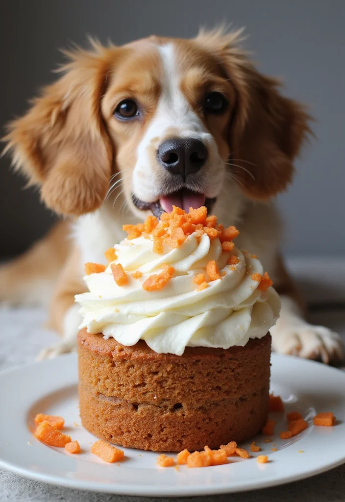 14 Custom Dog Lover Cake Ideas That Are Tailor-Made for Your Furry Friend! - 2. Carrot Cake for Dogs