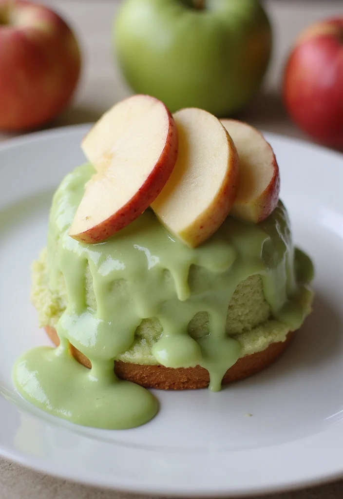 14 Custom Dog Lover Cake Ideas That Are Tailor-Made for Your Furry Friend! - 9. Green Tea and Apple Cake