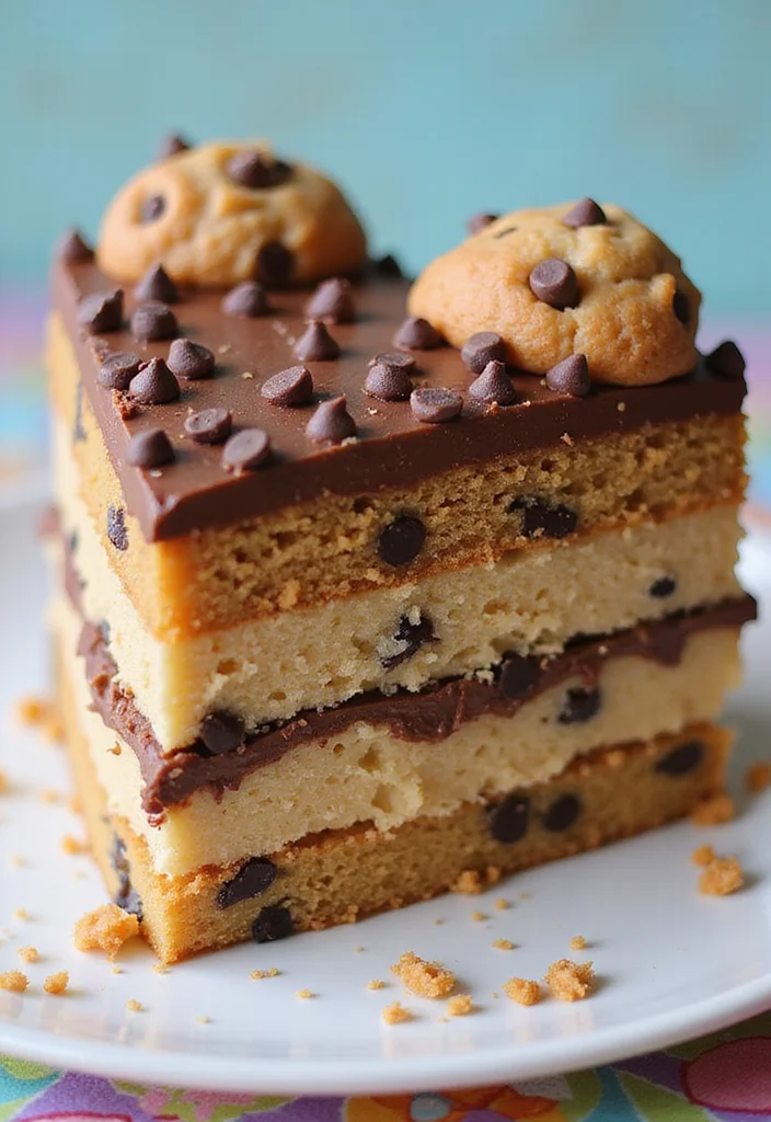 14 Fun Heart Cake Ideas That Kids Will Absolutely Love (You Won't Believe #6!) - 4. Cookie Dough Heart Cake