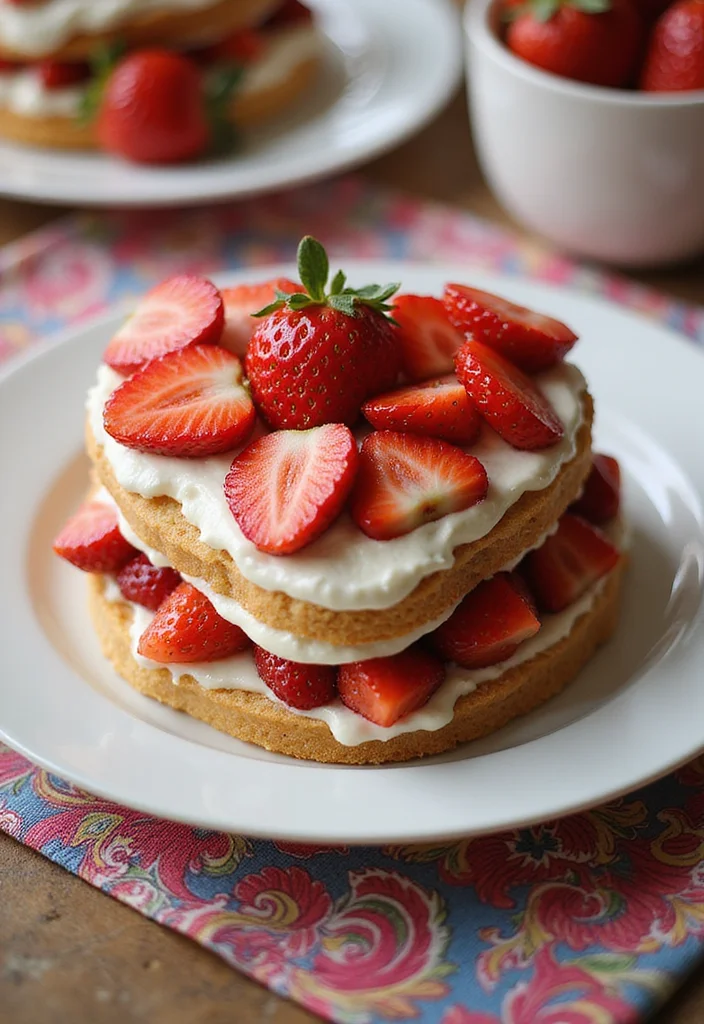 14 Fun Heart Cake Ideas That Kids Will Absolutely Love (You Won't Believe #6!) - 5. Strawberry Shortcake Heart Cake