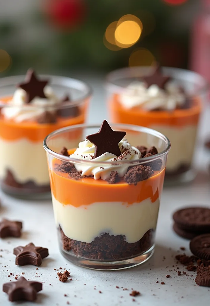 15 Enchanting Moon Themed Cake Ideas for Your Next Birthday Bash (You’ll Love #5!) - 15. Starlight Pudding Cups