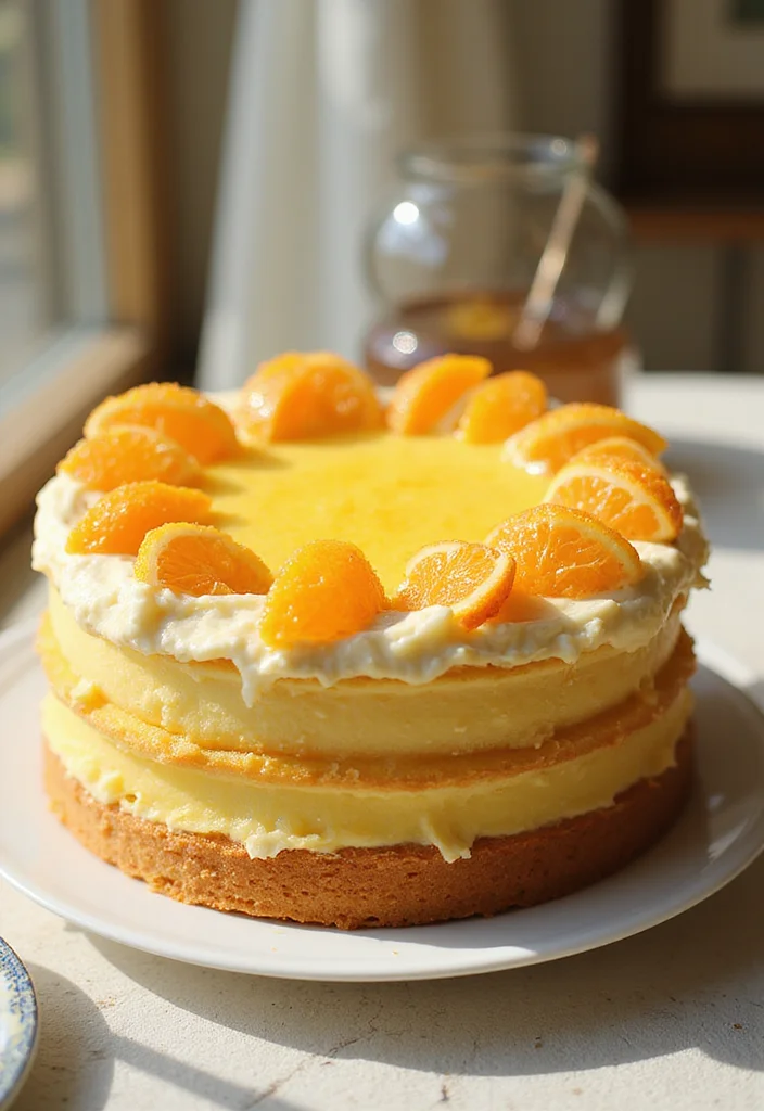 15 Enchanting Moon Themed Cake Ideas for Your Next Birthday Bash (You’ll Love #5!) - 7. Moonbeam Citrus Cake