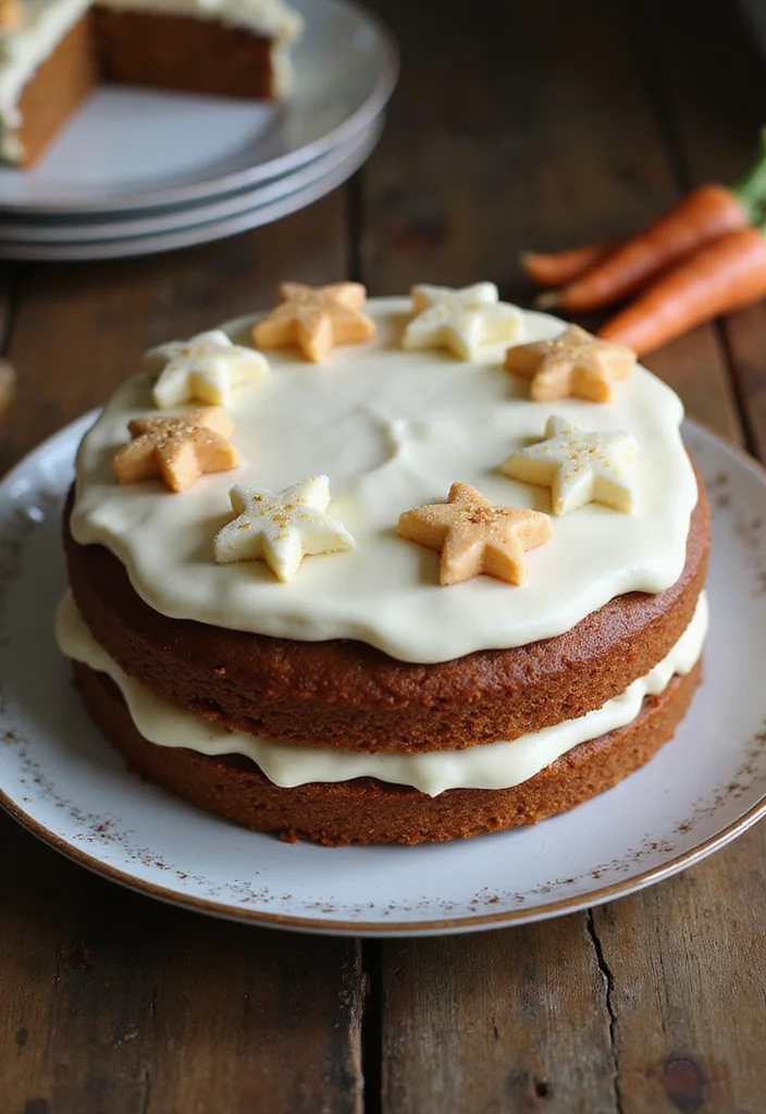 15 Enchanting Moon Themed Cake Ideas for Your Next Birthday Bash (You’ll Love #5!) - 9. Cosmic Carrot Cake