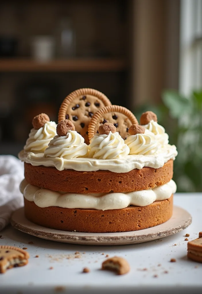 15 Fun and Aesthetic 18th Birthday Cake Ideas to Wow Your Friends! - 10. Cookie Dough Cake