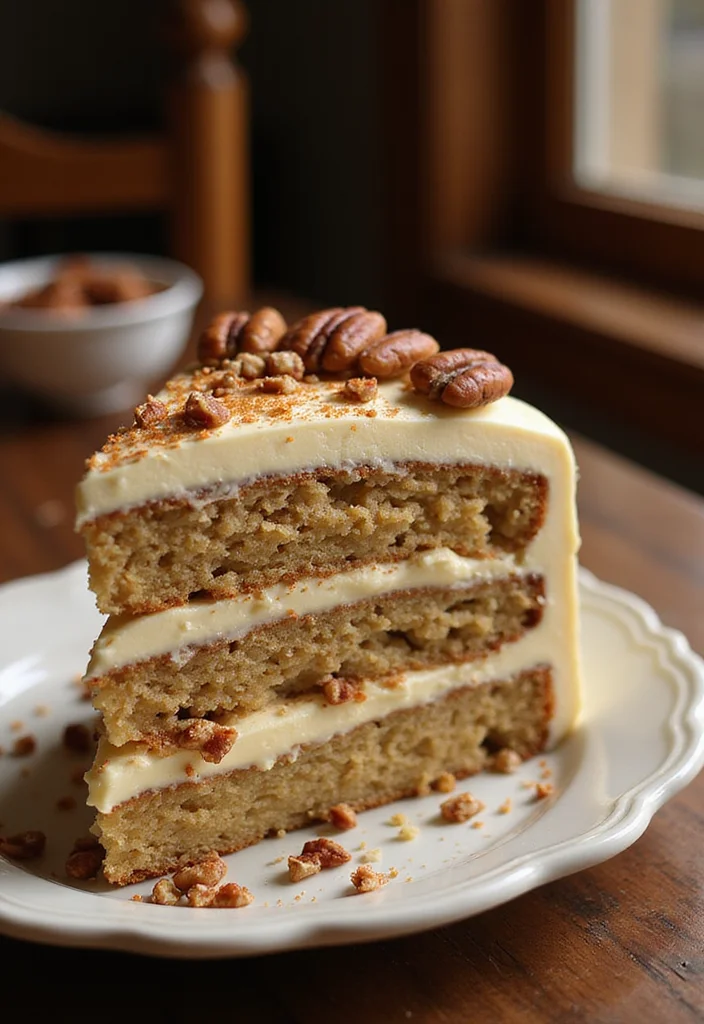 15 Unique Golden Birthday Cake Ideas to Make Your Day Shine (Check Out #8!) - 8. Golden Butter Pecan Cake