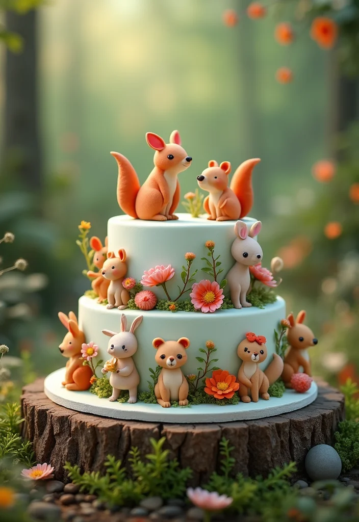 16 Creative Cake Decor Trends That Will Change the Way You Bake (Brace Yourself for #8!) - 3. Whimsical Woodland Themes
