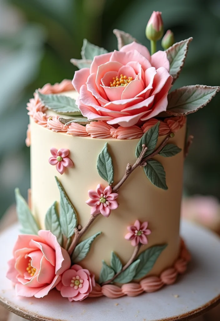16 Creative Cake Decor Trends That Will Change the Way You Bake (Brace Yourself for #8!) - 5. Floral Buttercream Techniques