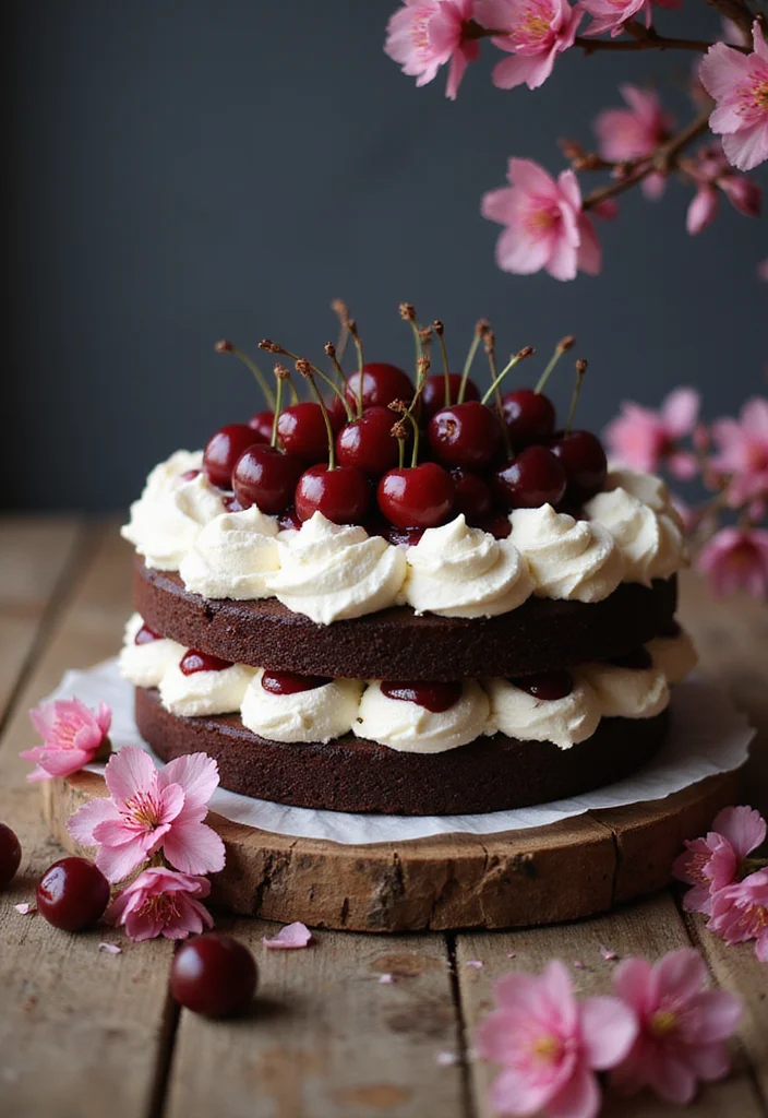 16 Deliciously Unique Cake Models You Can't Afford to Miss (Especially #11!) - 14. Black Forest Revelation