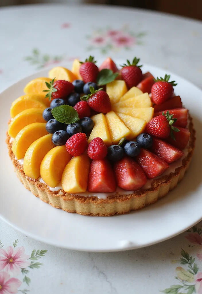 16 Deliciously Unique Cake Models You Can't Afford to Miss (Especially #11!) - 16. Fruit Tart Cake