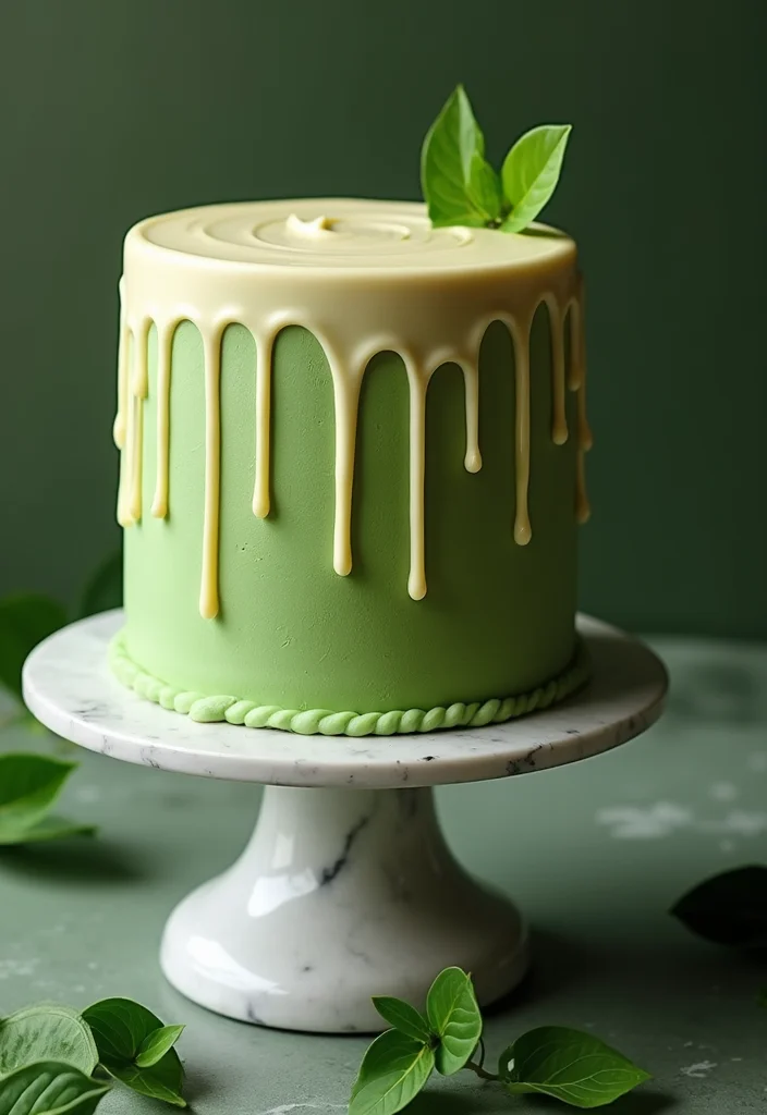 16 Deliciously Unique Cake Models You Can't Afford to Miss (Especially #11!) - 5. Matcha Green Tea Marvel