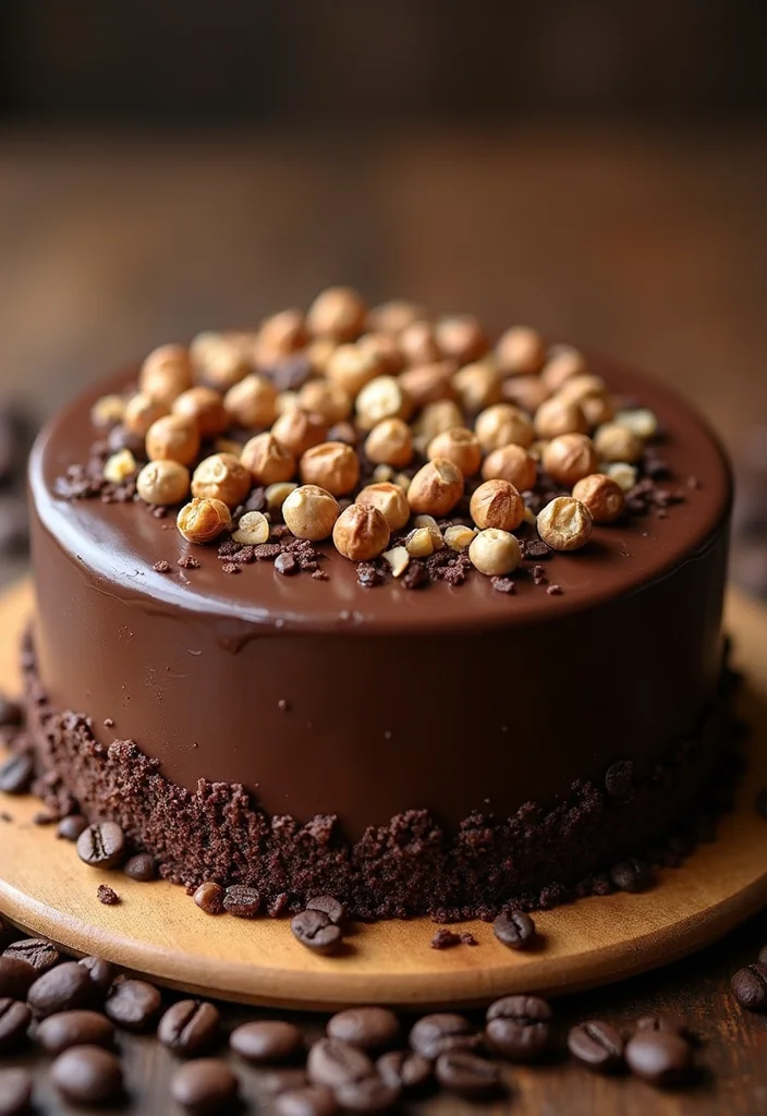 16 Deliciously Unique Cake Models You Can't Afford to Miss (Especially #11!) - 9. Mocha Hazelnut Bliss