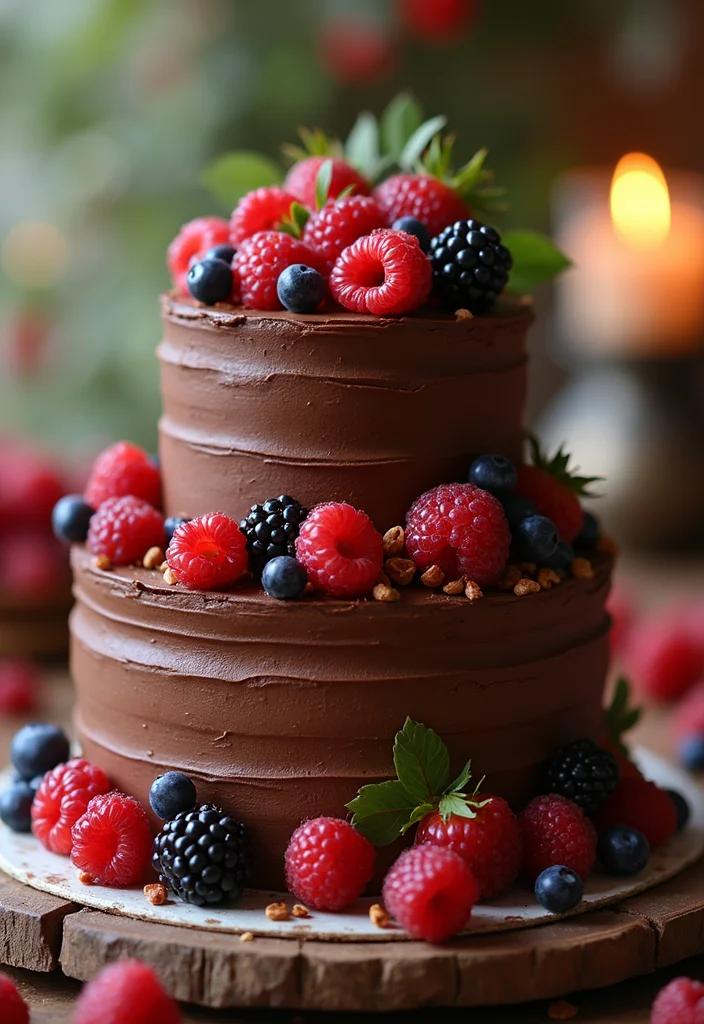 17 Trending Romantic Wedding Cake Styles That Will Capture Your Heart (Especially #4!) - 10. Chocolate Ganache Cake