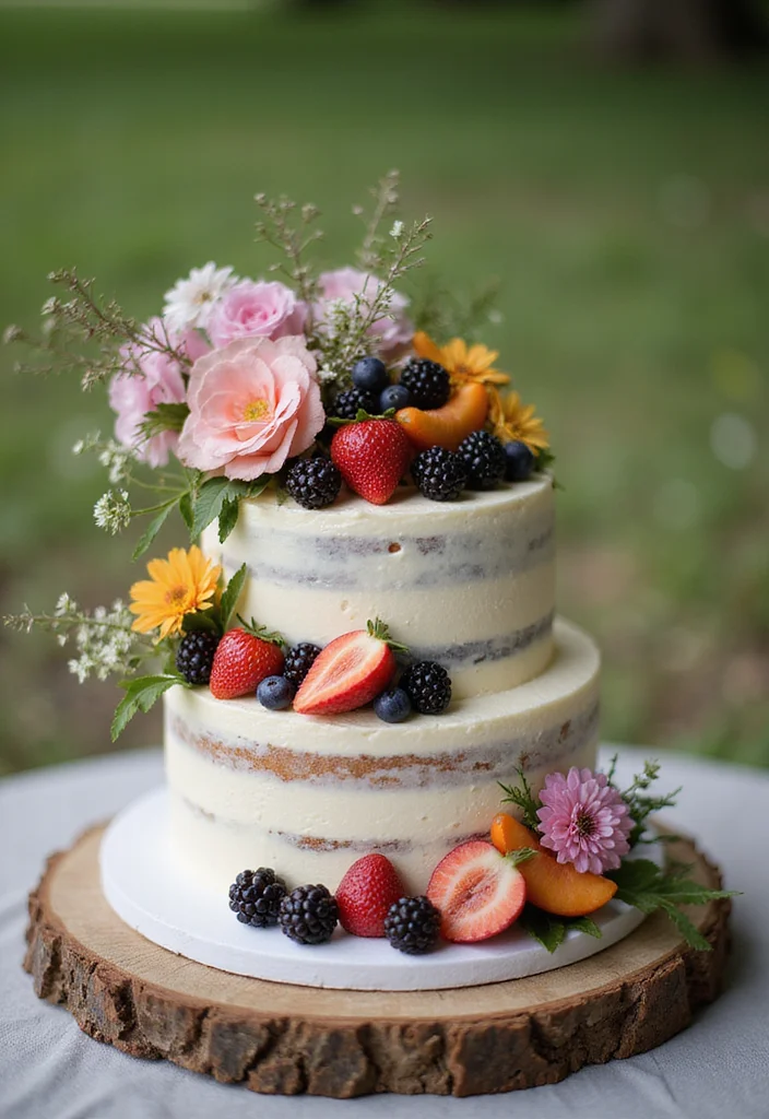 17 Trending Romantic Wedding Cake Styles That Will Capture Your Heart (Especially #4!) - 13. Vegan Wedding Cake