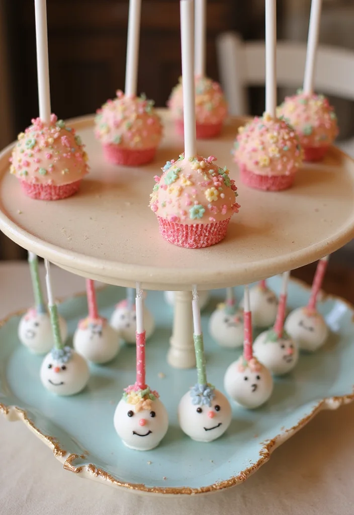 17 Trending Romantic Wedding Cake Styles That Will Capture Your Heart (Especially #4!) - 17. Cake Pops