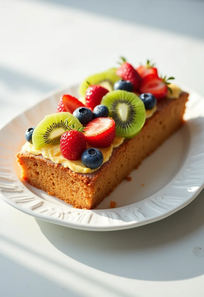 17 Unique Loaf Cake Decoration Styles That Will Make Your Cake the Star of the Show! - 5. Seasonal Fruit Medley