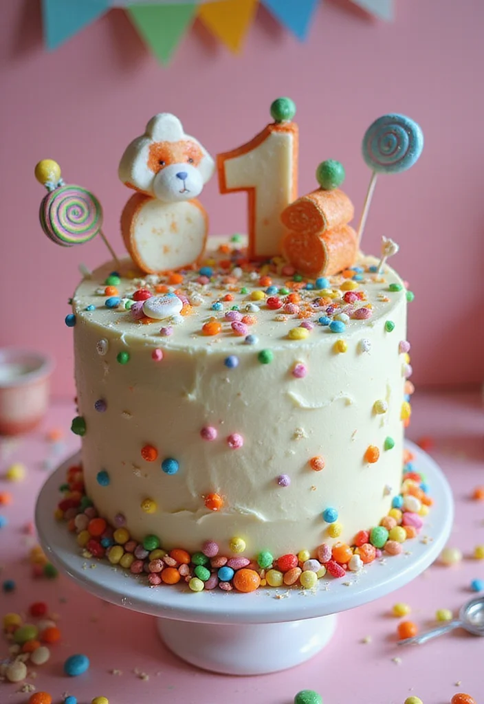 18 Fun Birthday Cake Designs That Steal the Show (Your Guests Will Love #3!) - 17. Candyland Cake