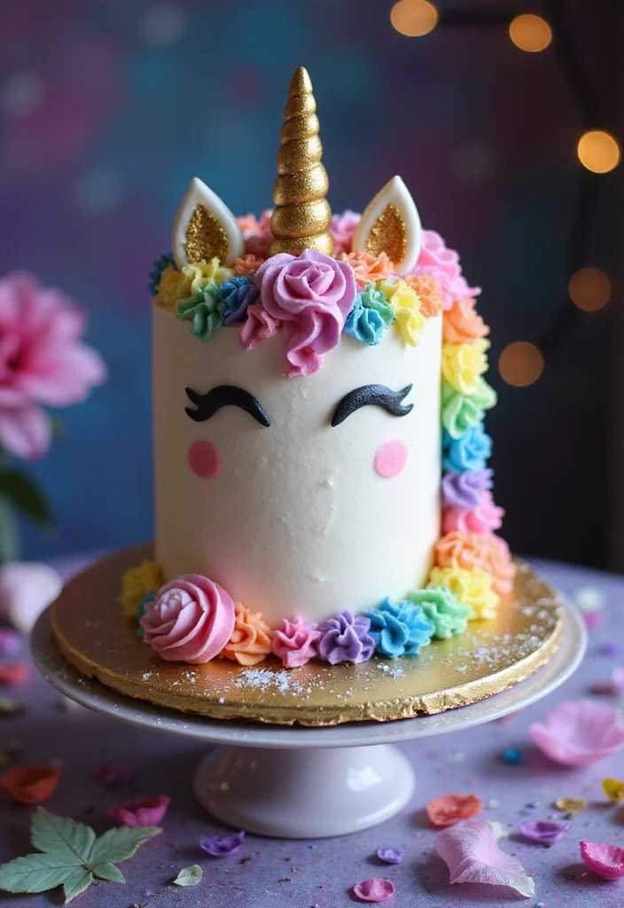 18 Fun Birthday Cake Designs That Steal the Show (Your Guests Will Love #3!) - 5. Unicorn Cake