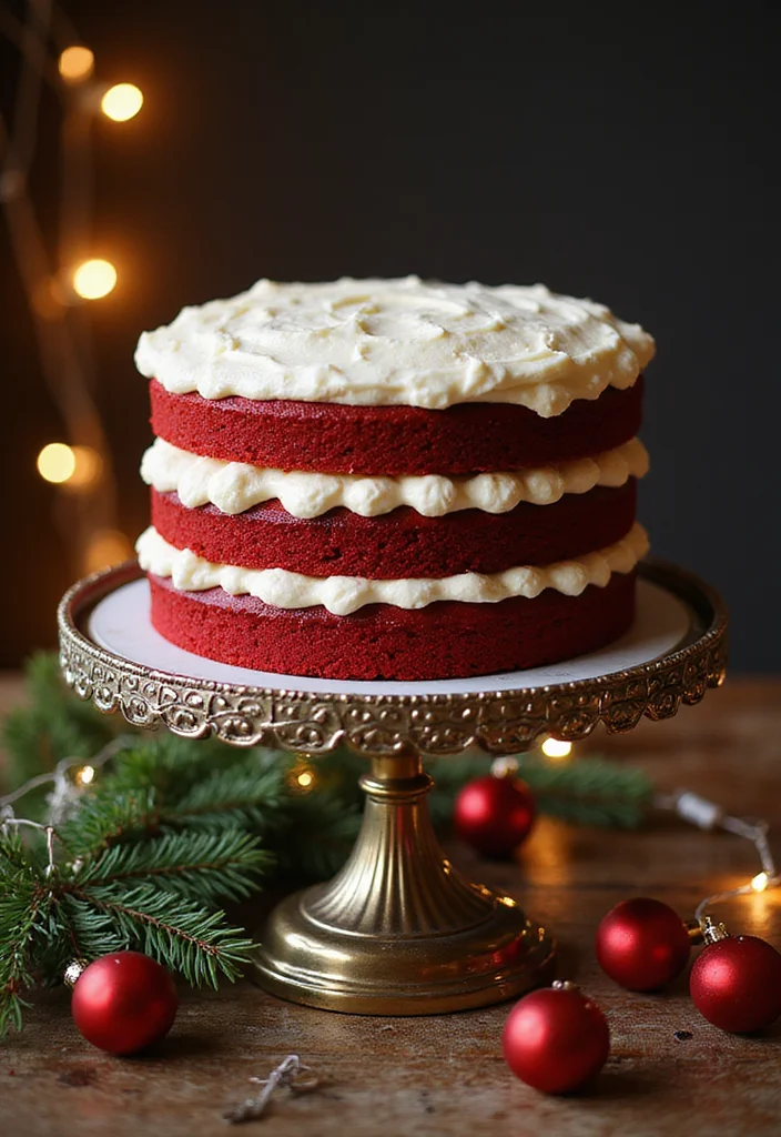 19 Quick and Easy Holiday Baking Ideas: Christmas Cakes That Impress (#11 Is a Showstopper!) - 11. Showstopper: Red Velvet Cake