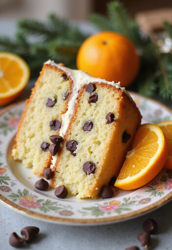 19 Quick and Easy Holiday Baking Ideas: Christmas Cakes That Impress (#11 Is a Showstopper!) - 16. Orange Chocolate Chip Cake
