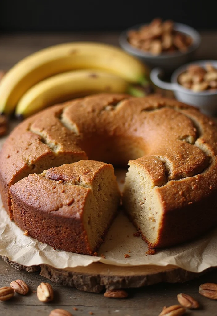 19 Quick and Easy Holiday Baking Ideas: Christmas Cakes That Impress (#11 Is a Showstopper!) - 17. Banana Nut Cake